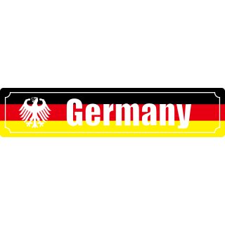 Blechschild Metall -  Germany