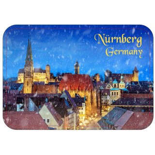 Nürnberg Plastik Magnet Weihnachtszeit