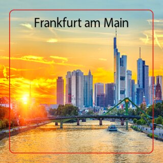 Pin Frankfurt am Main 4 Eckig Frankfurt Sonnenuntergang