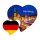 Schlüsselanhänger Herz mit Germany Deutschland Flagge Weihnachtsmarkt