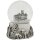 45mm Schneekugel schwarz weiß grau Frankfurt