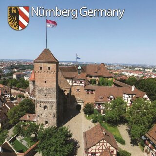 Großes Nürnberg Magnet 4 Eck