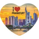 Frankfurt am Main Herz Magnet Fotomagnet Foto