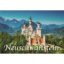 Folien Glitzer Magnet Neuschwanstein