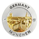 Magnet Münze Gold 63 x 63mm München