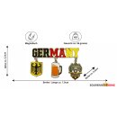 Germany Deutschland Magnet Charms BRD Metall...