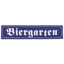 Metall Magnet Biergarten 8.3 x 2.1 cm