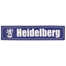 Metallschild groß Heidelberg  46x10cm