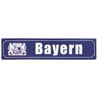 Blechschild Metall - Bayern