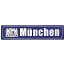 Metallschild klein München 26x6,5cm