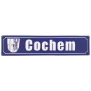 Metallschild klein Cochem 26x6,5cm