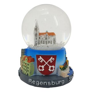 Schneekugel Regensburg klein ( Neue Qualität sehr sauber )