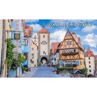 Rothenburg Magnet 4 Eck