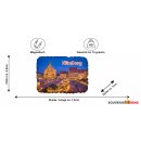 Nürnberg bei Nacht Polyresin Magnet Weihnachtsmarkt