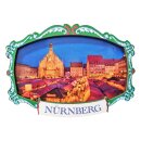 Holz Magnet Nürnberg Grün Modell 2