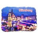 Nürnberg  Polyresin Magnet Weihnachtsmarkt