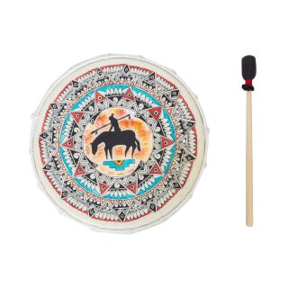 40cm Grosse Schamanentrommel Rahmentrommel Bodhran Drum Pferd