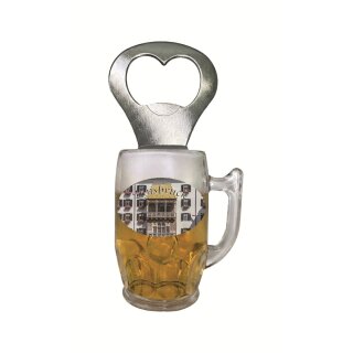 Flaschenöffner Bierkrug Massbier Bier Magnet Innsbruck