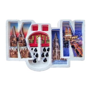 Magnet Köln Schriftzug Klein