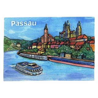 Passau Kühlschrankmagnet 3D Donau Stadtmotiv Souvenir Magnet