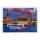 Briefmarken-Magnet mit Regensburg Panorama Herzmotiv und Donau