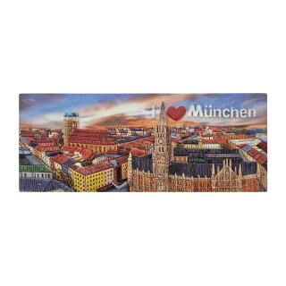 Magnet I Love München Lang