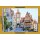 Folien Glitzer Magnet mit Schriftzug am Rand - Rothenburg Germany