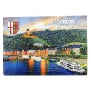 Cochem Magnet Panorama Magnet mit Moselufer und Reichsburg