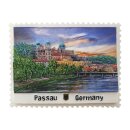Passau Poly Magnet Briefmarke