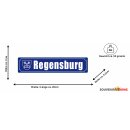 Blechschild Metall Klein - Regensburg