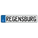 Blechschild Metall - Regensburg D
