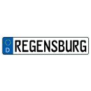 Metallschild groß Regensburg 46 x 10cm