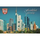 Foto Magnet Fotomagnet Frankfurt am Main Skyline  80mm x...
