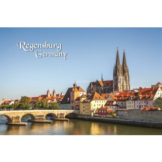 Fotomagnet Foto Magnet Kühlschrankmagnet - Regensburg