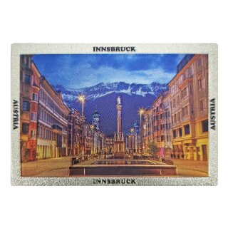 Folien Fotomagnet Kühlschrankmagnet Foto Magnet Glitzer Folie - Innsbruck