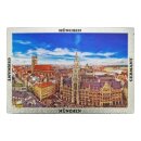 Folien Fotomagnet Magnet München Silber Rand