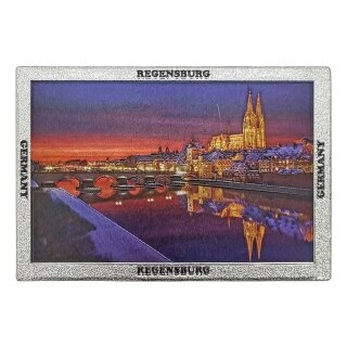 Fotomagnet 80 x 53mm Folien Magnet Regensburg Germany