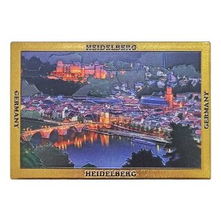 Magnet 80 x 53mm Folien Magnet Heidelberg HEID59-Gold