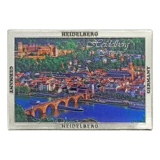 Magnet 80 x 53mm Folien Magnet Heidelberg HEID61-Silver