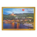 Folien Glitzer Magnet mit Schriftzug Gold Groß - I...