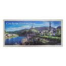 Folien Glitzer Magnet mit Schriftzug Silber Lang - Cochem...