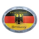 Magnet Oval Deutsch Germany