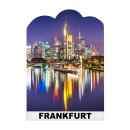 Fotomagnet mit Glitzeroptik Dick- Frankfurt