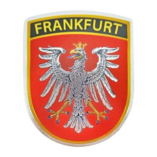 Magnet 4 Eck Glitzer Magnet Frankfurt Wappen