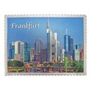 Fotomagnet mit Glitzeroptik Dick Briefmarke- Frankfurt