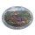 Folien Glitzer Magnet Silber Rand Oval - Cochem Germany