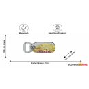 Flaschenöffner Massiv Metall -  Salzburg Silber Gold...