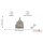 Premium Metall Magnet Massiv- Frauenkirche Silber Gold