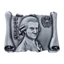 Magnet Massiv Metall - Mozart Silber