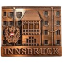 Premium Metall Magnet Massiv - Innsbruck Goldenes Dachl...
